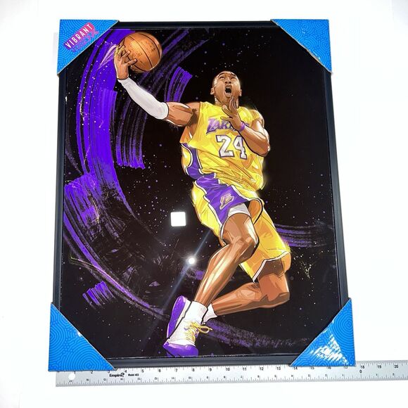 Kobe Bryant! Wall‎ Art Vibrant Visions Digital Art 17”X21” Frame - Picture 3 of 7